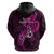 Polynesia Breast Cancer Awareness Hoodie Think Pink Polynesian Ribbon Black Version LT14 - Polynesian Pride