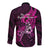 polynesia-breast-cancer-awareness-long-sleeve-button-shirt-think-pink-polynesian-ribbon-black-version