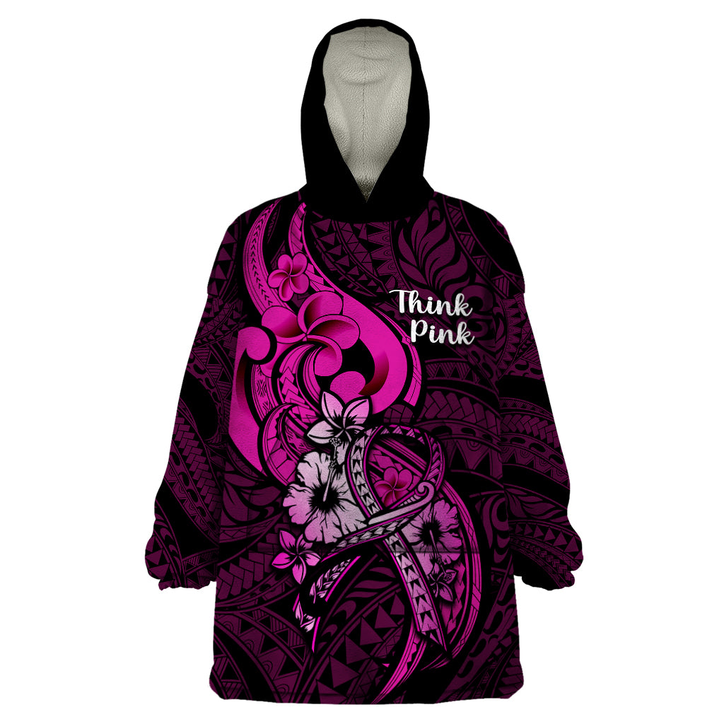 polynesia-breast-cancer-awareness-wearable-blanket-hoodie-think-pink-polynesian-ribbon-black-version