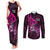 personalised-polynesia-breast-cancer-awareness-couples-matching-tank-maxi-dress-and-long-sleeve-button-shirts-think-pink-polynesian-ribbon-black-version