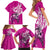 polynesia-breast-cancer-awareness-family-matching-short-sleeve-bodycon-dress-and-hawaiian-shirt-think-pink-polynesian-ribbon-white-version