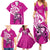 polynesia-breast-cancer-awareness-family-matching-summer-maxi-dress-and-hawaiian-shirt-think-pink-polynesian-ribbon-white-version