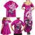 polynesia-breast-cancer-awareness-family-matching-summer-maxi-dress-and-hawaiian-shirt-think-pink-polynesian-ribbon-white-version