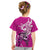 Polynesia Breast Cancer Awareness Kid T Shirt Think Pink Polynesian Ribbon White Version LT14 - Polynesian Pride