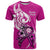 Polynesia Breast Cancer Awareness T Shirt Think Pink Polynesian Ribbon White Version LT14 Pink - Polynesian Pride