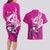 personalised-polynesia-breast-cancer-awareness-couples-matching-long-sleeve-bodycon-dress-and-hawaiian-shirt-think-pink-polynesian-ribbon-white-version