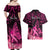 presonalised-tonga-breast-cancer-awareness-couples-matching-off-shoulder-maxi-dress-and-hawaiian-shirt-pink-ribbon-brave-strong-warrior-tongan-ngatu-pattern