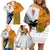 fiji-and-australia-rugby-family-matching-off-shoulder-short-dress-and-hawaiian-shirt-2023-world-cup-aboriginal-mix-tapa-pattern