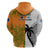 Fiji And Australia Rugby Hoodie 2023 World Cup Aboriginal Mix Tapa Pattern LT14 - Polynesian Pride