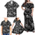 Hawaii Christmas Family Matching Off Shoulder Maxi Dress and Hawaiian Shirt Tropical Style With Coat Of Arms LT14 - Polynesian Pride