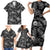 Hawaii Christmas Family Matching Short Sleeve Bodycon Dress and Hawaiian Shirt Tropical Style With Coat Of Arms LT14 - Polynesian Pride