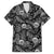 Hawaii Christmas Hawaiian Shirt Tropical Style With Coat Of Arms LT14 Black - Polynesian Pride