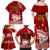 Personalised Tonga King Tupou I Day Family Matching Off Shoulder Maxi Dress and Hawaiian Shirt Tongan Ngatu Pattern With Crown LT14 - Polynesian Pride