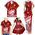 Personalised Tonga King Tupou I Day Family Matching Tank Maxi Dress and Hawaiian Shirt Tongan Ngatu Pattern With Crown LT14 - Polynesian Pride