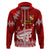 Personalised Tonga King Tupou I Day Hoodie Tongan Ngatu Pattern With Crown LT14 - Polynesian Pride