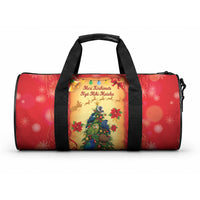 New Zealand Christmas Duffle Bag Meri Kirihimete NZ Xmas Tree Animals LT14 One size Red - Polynesian Pride