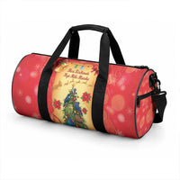 New Zealand Christmas Duffle Bag Meri Kirihimete NZ Xmas Tree Animals LT14 - Polynesian Pride
