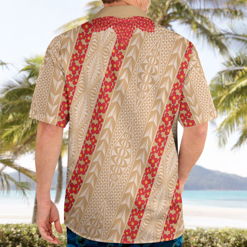 Malo e Lelei Tonga Hawaiian Shirt Heilala Lei Tongan Ngatu Pattern LT14 - Polynesian Pride