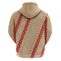 Malo e Lelei Tonga Hoodie Heilala Lei Tongan Ngatu Pattern
