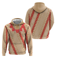 Malo e Lelei Tonga Hoodie Heilala Lei Tongan Ngatu Pattern