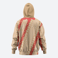 Malo e Lelei Tonga Hoodie Heilala Lei Tongan Ngatu Pattern