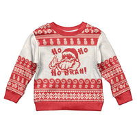 Red Mele Kalikimaka Hawaii Kid Ugly Christmas Sweater Funny Ho Ho Ho Santa Shaka LT14 Kid Red - Polynesian Pride