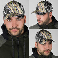 Black Palaka Hawaii Leis Classic Cap Hawaiian-plaid Elegant Tropical Vibes LT14 - Polynesian Pride