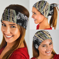Black Palaka Hawaii Leis Neck Gaiter Hawaiian-plaid Elegant Tropical Vibes LT14 - Polynesian Pride