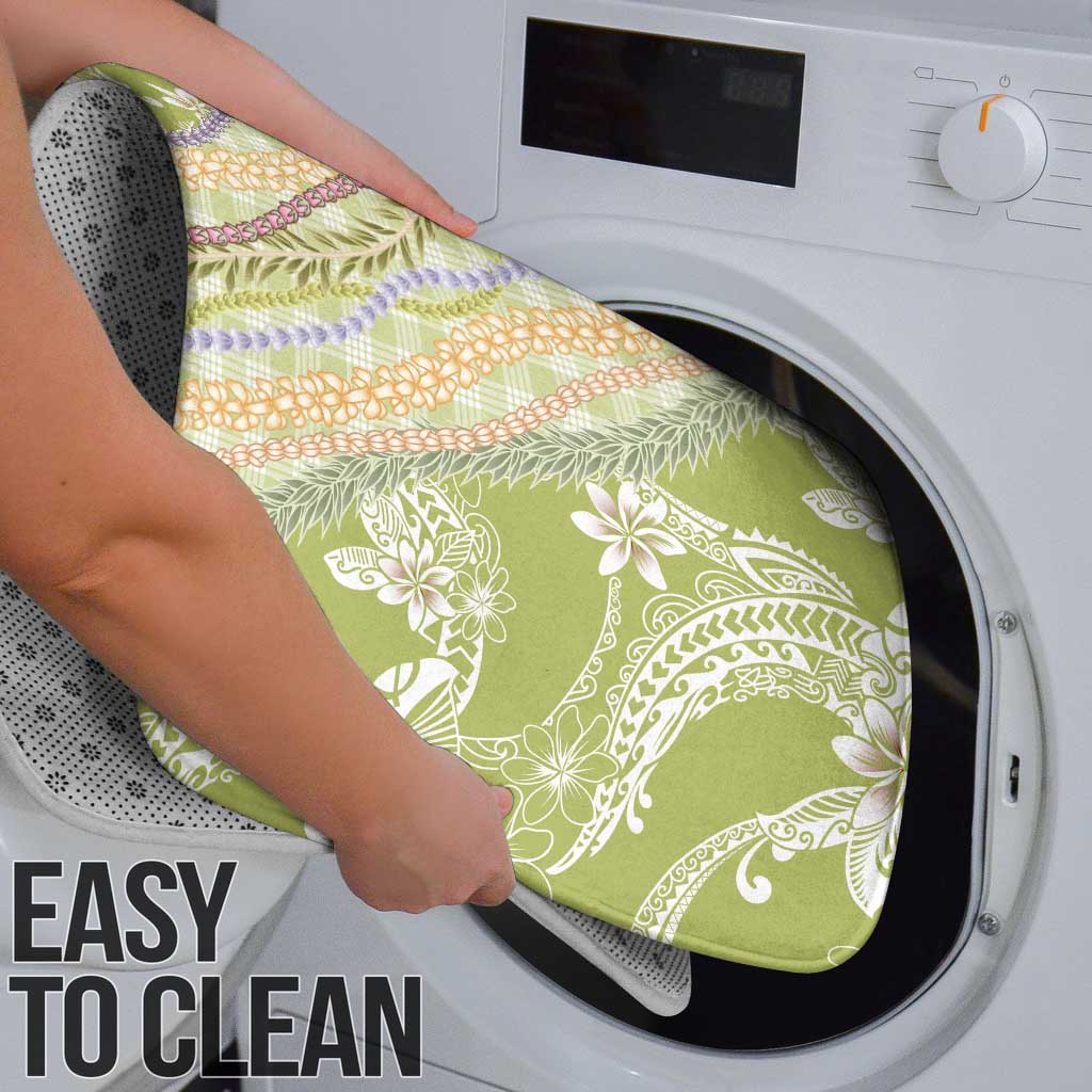 Green Palaka Hawaii Leis Bathroom Set Hawaiian-plaid Elegant Tropical Vibes LT14 - Polynesian Pride