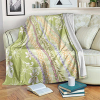 Green Palaka Hawaii Leis Blanket Hawaiian-plaid Elegant Tropical Vibes LT14 Green - Polynesian Pride