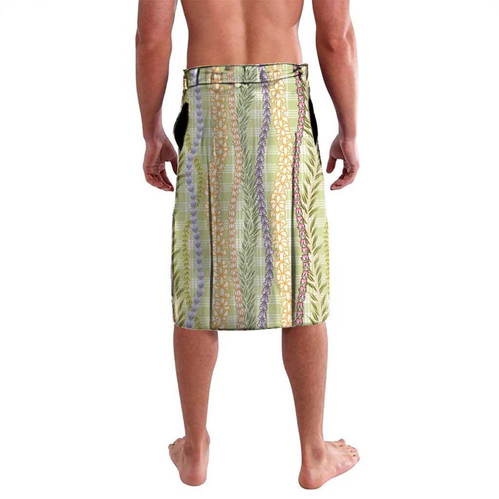 Green Palaka Hawaii Leis Lavalava Hawaiian-plaid Elegant Tropical Vibes LT14 - Polynesian Pride