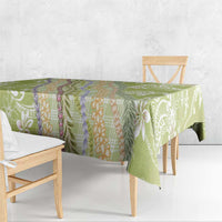 Green Palaka Hawaii Leis Tablecloth Hawaiian-plaid Elegant Tropical Vibes LT14 - Polynesian Pride