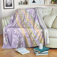 Purple Palaka Hawaii Leis Blanket Hawaiian-plaid Elegant Tropical Vibes LT14 Purple - Polynesian Pride