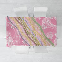 Pink Palaka Hawaii Leis Tablecloth Hawaiian-plaid Elegant Tropical Vibes LT14 Pink - Polynesian Pride
