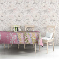 Pink Palaka Hawaii Leis Tablecloth Hawaiian-plaid Elegant Tropical Vibes LT14 - Polynesian Pride