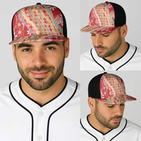 Red Palaka Hawaii Leis Baseball Net Cap Hawaiian-plaid Elegant Tropical Vibes LT14 - Polynesian Pride