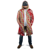 Red Palaka Hawaii Leis Cloak Hawaiian-plaid Elegant Tropical Vibes LT14 - Polynesian Pride
