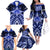 Tonga Tupou College And Queen Salote College Family Matching Off Shoulder Long Sleeve Dress and Hawaiian Shirt Tongan Ngatu Pattern LT14 - Polynesian Pride