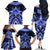 Tonga Tupou College And Queen Salote College Family Matching Off Shoulder Long Sleeve Dress and Hawaiian Shirt Tongan Ngatu Pattern LT14 - Polynesian Pride