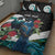 Personalised Valentine's Day New Zealand Quilt Bed Set Tui Bird Couple Kowhaiwhai Mix Pohutukawa