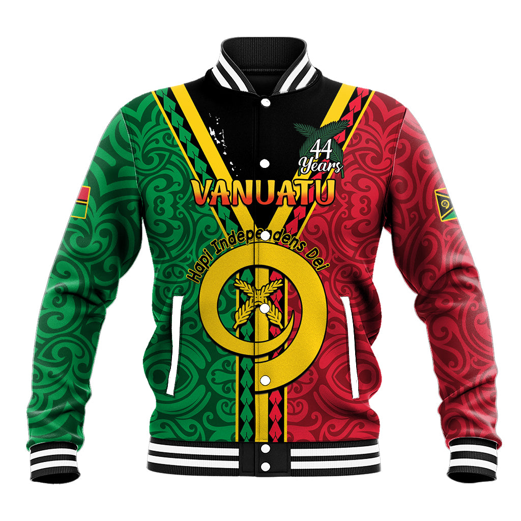 Personalised Hapi Independens Dei Vanuatu Baseball Jacket