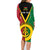 Personalised Hapi Independens Dei Vanuatu Family Matching Long Sleeve Bodycon Dress and Hawaiian Shirt