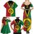 Personalised Hapi Independens Dei Vanuatu Family Matching Summer Maxi Dress and Hawaiian Shirt