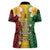 Vanuatu Independence Day Women Polo Shirt Long God Yumi Stanap Happy 44th Anniversary