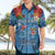 Fiji Day Hawaiian Shirt Happy 54 Years Of Independence Tapa Pattern Blue