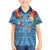 Fiji Day Hawaiian Shirt Happy 54 Years Of Independence Tapa Pattern Blue