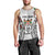 Fiji Day Men Tank Top Happy 54 Years Of Independence Tapa Pattern White