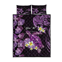 Personalised Aloha Hawaii Kauai Island Quilt Bed Set Garden Isle Map Sea Turtle Plumeria LT14 - Polynesian Pride