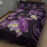 Personalised Aloha Hawaii Kauai Island Quilt Bed Set Garden Isle Map Sea Turtle Plumeria LT14 - Polynesian Pride