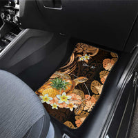 Personalised Aloha Hawaii Lanai Island Car Mats Pineapple Isle Map Sea Turtle Plumeria LT14 - Polynesian Pride